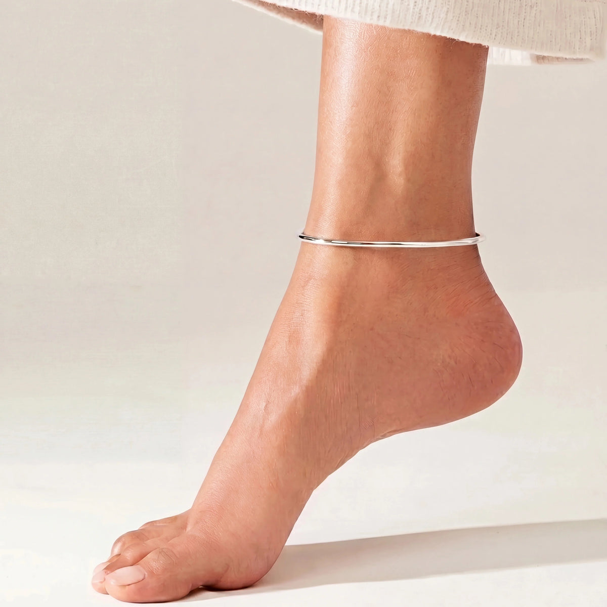 Arc Anklet Silver