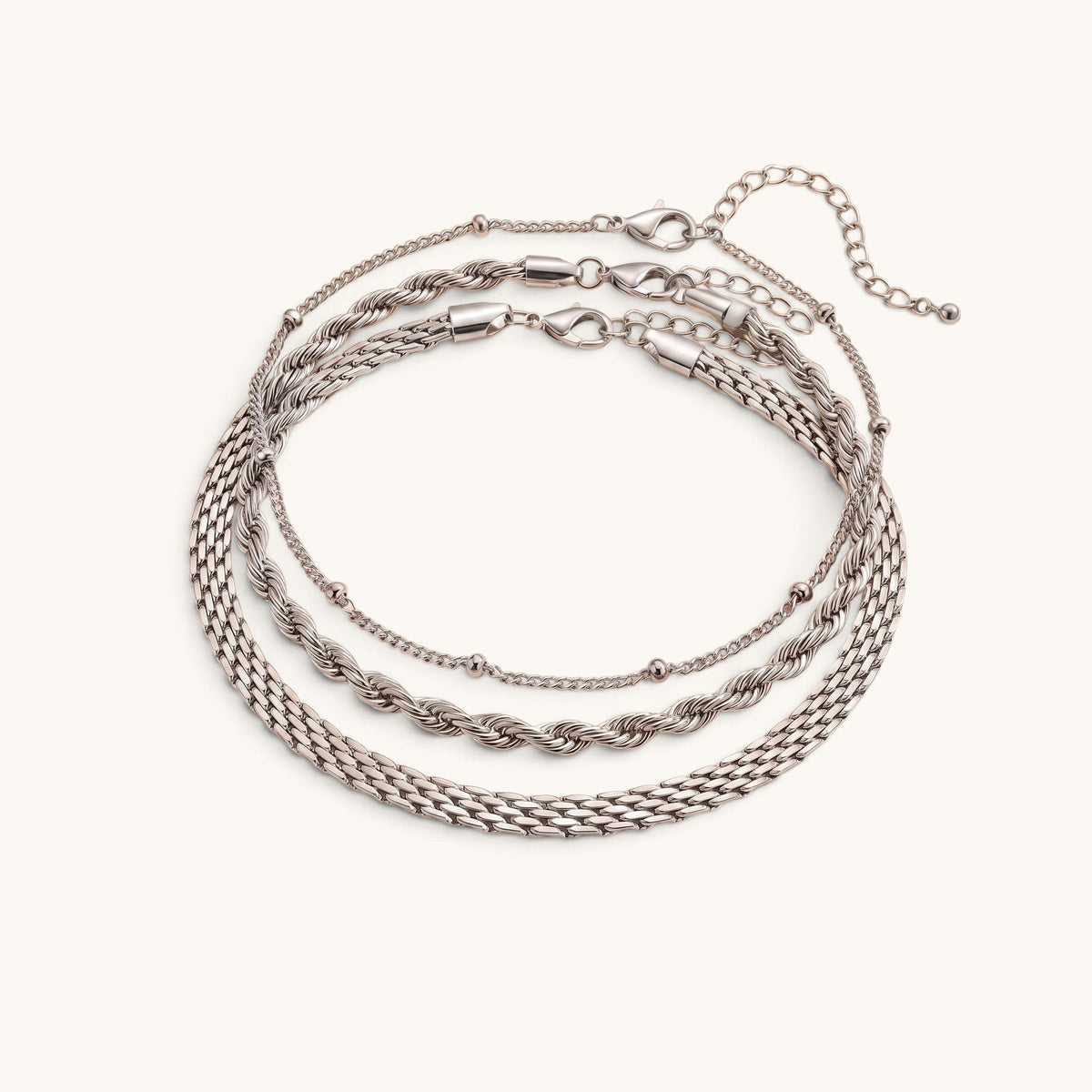 Orna Anklet Stack